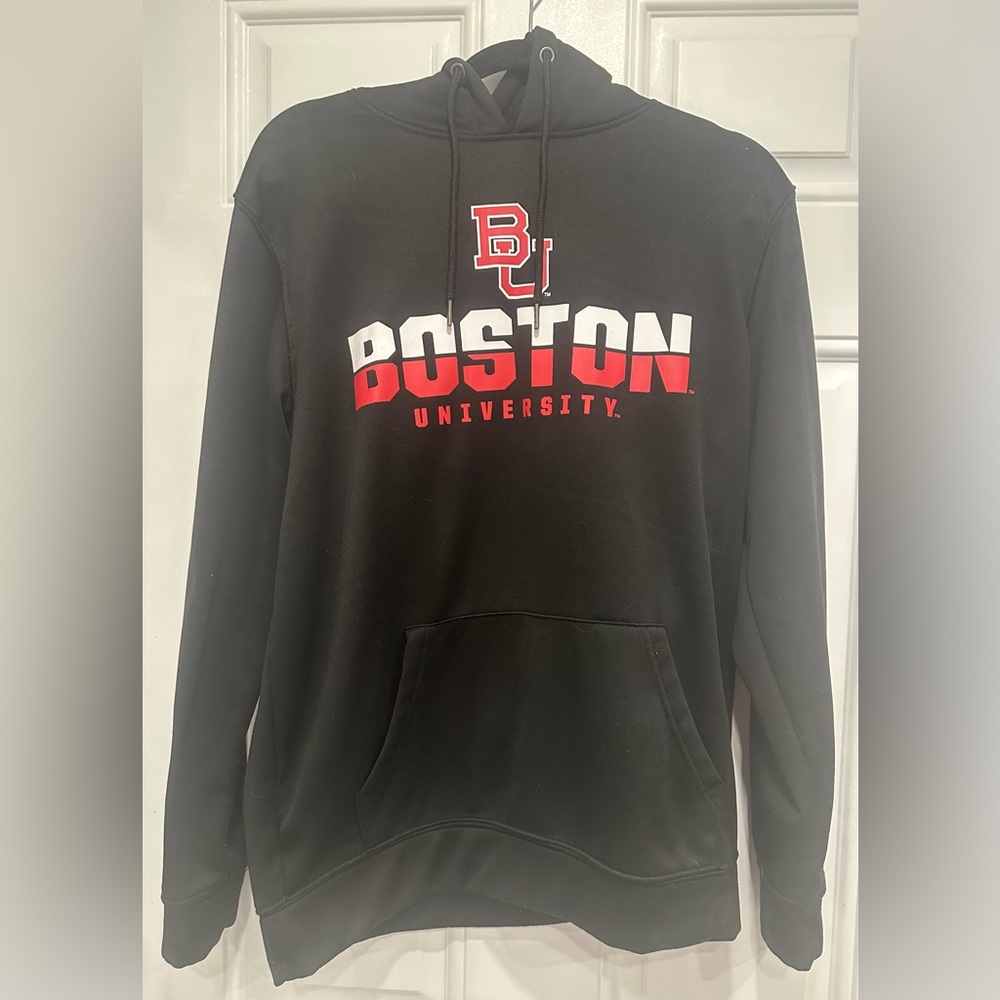Boston University Black Colosseum Hoodie Teen Kids Sz M